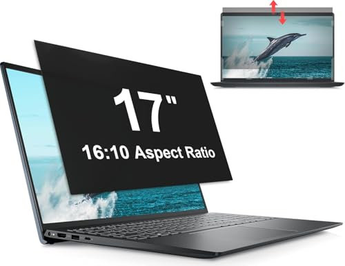 Mamol Sichtschutz 17 Zoll Blickschutzfilter für 16:10 Laptop, Blickschutzfolie Laptop Screen Filter Anti Blaulicht Blendschutz,Abnehmbarer Kompatibel mit Lenovo/HP/Dell/Acer/Samsung/Asus/Toshiba