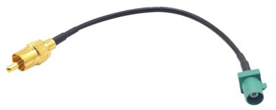 RIKYJIC FAKRA Z - Cable adaptador SMB macho a RCA macho para antena GPS de coche (1 metro)