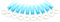 50pcs RV2-6 Blue Ring Insulated Wire Connector Crimp Terminal Cable Connector waterproof Thermal shrinkable terminal