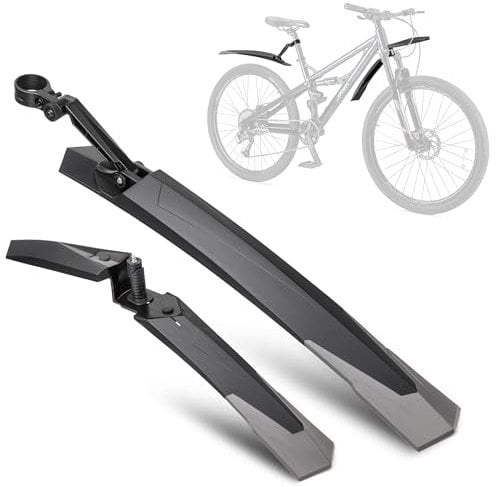 GEWAGE Fahrrad Schutzblech,Universal MTB Fahrrad Schutzblech Set [24-29 Zoll] – Effektiver Spritzschutz für Mountainbike, E‑Bike & Gravelbike