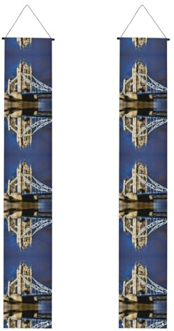 Tower Bridge in London Congrats Banner Abschlussbanner Klasse 2025, Abschlussfeier Party Dekorationen