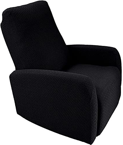 Elastischer Möbelschutz für rechteckige Möbel, 4 Stück, maschinenwaschbar, schwarz, langlebig, Sofaschoner