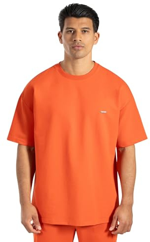 SMILODOX T-Shirt Herren Thiago, locker geschnittenes Kurzarm Shirt, Oversize Oberteil weiches Material, weiter Fit Top, ideal für Alltag, Freizeit, Training, Sommer & sportliche Looks
