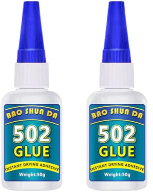 Cosyhav 2pcs 50g Ceramic Glue, Quick Drying Super Glue for Adhesion Ceramic, Dishes, Tiles, Diy Crafts