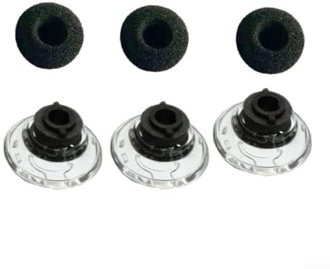 3Set Silicone Earplugs for Plantronics For Voyager LegendUc Ideal for Sports and Fitness Activities (B)
