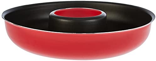 Ibili Molde SAVARIN Venus 26 CMS, Stainless Steel, Rojo, 26 cm