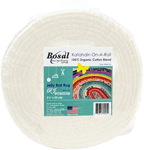 Bosal Katahdin On-A-Roll 100% Organic Cotton Batting-2.5X25yd