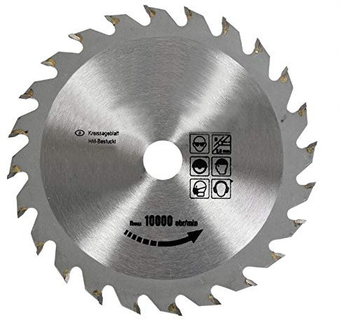Hartmetall Kreissägeblatt Sägeblatt mit 24 Zähne 205 x 18 mm