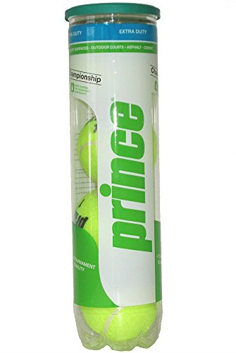Prince Championship Extra Duty Filz Tennisball 4 Ball kann, USTA und ITF Zugelassen