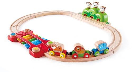 Hape E3825 Kleines Tier-Eisenbahnset