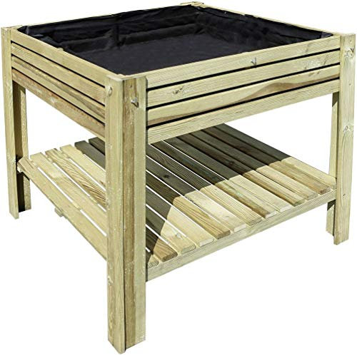 Carré Potager surélevé en Bois KÜB - 90 L - Cerland