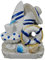 Magnet Surfbrett Rettungsring 7 x 6 cm Beach Urlaub Figur Deko GCG 2640 C