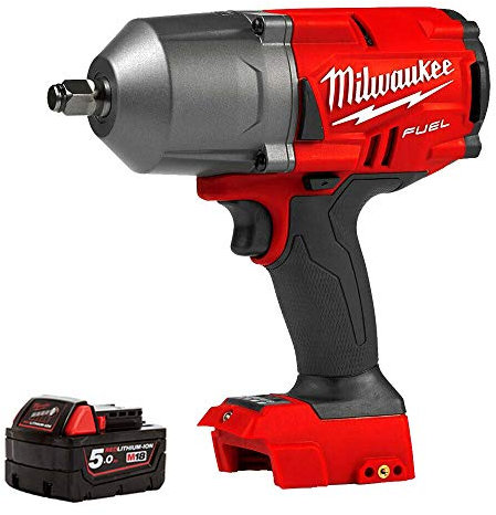 Milwaukee M18FMTIW2P12 18V Fuel Brushless 1/2 Impact Wrench with 1 x 5.0Ah Battery