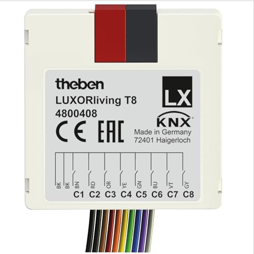 Sistema casa intelligente 8 canali - Ingresso binario per automazione domestica KNX LUXORliving T8