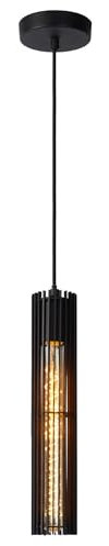 LUCIDE LIONEL - Pendelleuchten - Ø 6,5 cm - 1xE27 - Schwarz