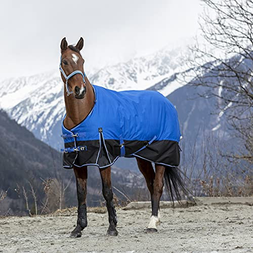 Winterdecke 300g Füllung TYREX 1200D AISANCE EquiTheme blau/schwarz 105cm