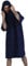 ALLEN & MATE 100% BAUMWOLLE Kapuzenhandtuch-Poncho für Erwachsene – schnelltrocknender Umkleidemantel für Männer und Frauen zum Schwimmen, Surfen, Strand, Baden (L-XL, Marineblau)