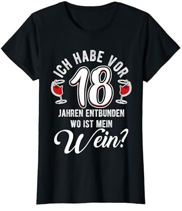 Outfit für Mutter zum 18. Geburtstag Junge Mädchen T-Shirt