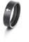 Dreamtimes Kreuz Ring Edelstahl - Christian Jesus Christus Lord Gebetsschmuck für Herren Damen - Silber Farbe (Schwarz, 22MM)