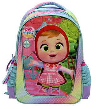 Bebés Llorones, Mochila Infantil Adaptable a Trolley, con Cremallera, Bolsillos Laterales, Multicolor (CyP Brands)