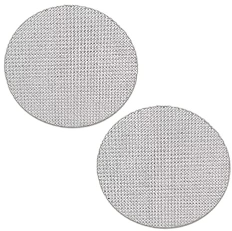 2 filtri per caffè espresso da 1,7 mm per portafiltro, riutilizzabili, in acciaio inossidabile 316L, per macchina da espresso, schermo portafiltro da 150 micron (51 mm)
