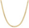 Ardeo Aurum Damen Kette aus 375 Gold Gelbgold flache Schlangenkette 3,4 mm Breite und 40 cm Länge mit Federringverschluss
