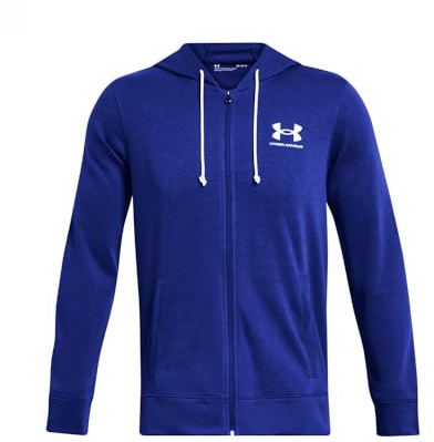 Under Armour Herren UA Rival Terry LC FZ Sweatshirt, blu, L