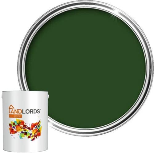 Landlords Fence Paint and Garden Shed Paint | Garden Paints | Furniture Paint | Wood Paint | Outdoor Paint | Garden Fence | Quick-Drying Paint | Protection Paint | Racing Green 5L