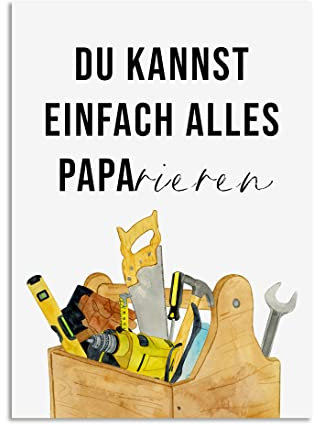 Nastami Vatertagskarte Postkarte Vatertag Karte, Vatertag Geschenk, Vatertag Geschenkideen Papa (PAPArieren)