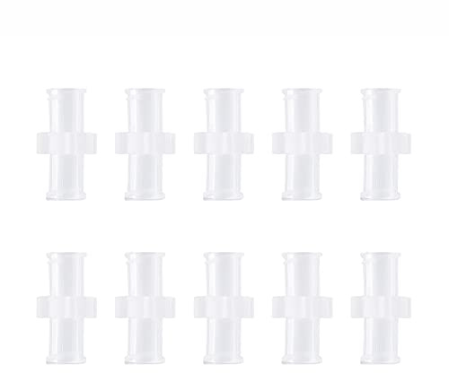 FSSTUD 10-teiliges Spritzenadapter-Set – transparent, steril, Kunststoff, kompakt, 4,1 x 20 mm, Luer-Lock-Spritzenkupplungsanschluss