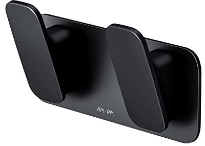 AM.PM Handtuch Doppelhaken, handtuchhaken Handtuchhalterung Kleiderhaken,Bohren Wandmontage,AIB35622 Inspire 2.0, Schwarz matt