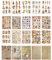 205 Stück Scrapbooking Aufkleber, Sticker fotoalbum, Asthetische Aufkleber, Vintage- Sticker für DIY Scrapbooking, Trinkflaschen, Gepäck, Notizbuch, Handyhüllen (Mädchen-Set)