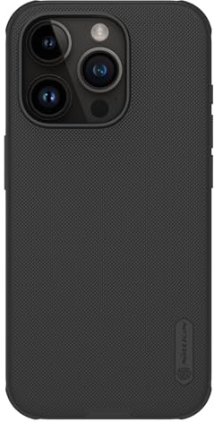Nillkin Super Frosted Shield Pro - Custodia magnetica MagSafe opaca per Apple iPhone 15 Pro 6.1 (2023), colore: Nero