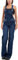Toocool Salopette Jeans Donna Overall Denim Pantaloni Jumpsuit Palazzo CY-1072 [L,Blu]