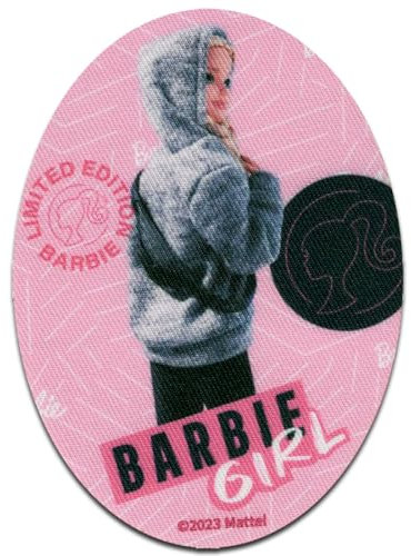 Comercial Mercera Barbie © mit Hoodie - Aufnäher, Bügelbild, Aufbügler, Applikationen, Patches, Flicken, zum aufbügeln, Größe: 11 x 8 cm