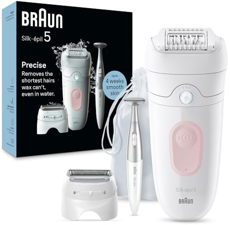 Braun Silk-épil 5 Epilator, Wet & Dry, Lasting Smooth Skin, SE5-230
