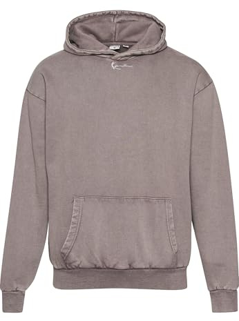 Karl Kani Herren KM234-058-4 KK Small Signature Os Heavy Sweat Washed Hoodie