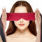 Andibro Satin-Augenmaske, Weiche Augenbinde Schlafmaske Verstellbar Verdunkelungs-Augenschutz Reise-Augenmaske für Frauen Männer Nachtschlaf Reise Nickerchen Meditation 148 cm/58.2in (Weinrot)
