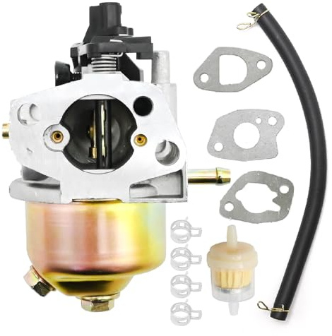 Ollanoos 751-10310 Carburettor Fuel Filter Kit, Lawn Mower Carb 951-10310 with Gaskets Fuel Line Replacement for MTD 2P70M0 1P70M0 1P70FUA 1P70FU Engines Replacement for Yard Man Lawn Mower 951-10310