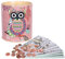 Figarge Money Box Lovingly Illustrated Money Boxes for Girls Boys Children's Day Birthday School Gifts Piggy Bank Made of Metal (Rosa)