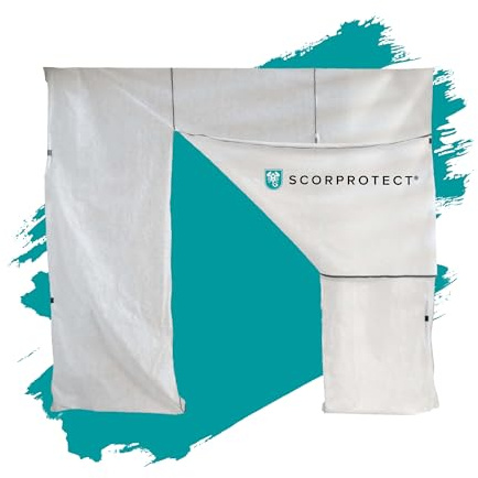 Scorprotect® Vlies Staubschutztür-Wand MegaDoor Breiter Durchgang (330 x 330 cm)