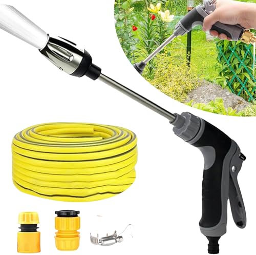 Hidrolimpiadora Para Manguera, Pistola De Agua A PresióN, Jardin Washer Alta Presion, Para Jardines, Patios Y Terrazas Exteriores (1 Juego)