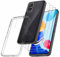 RKINC Coque pour Samsung Galaxy A51, avec 3 Films de Verre Trempé Armor, ne jaunissant jamais Norme Militaire, résistante aux Chocs et aux Rayures Coque de Protection Transparent