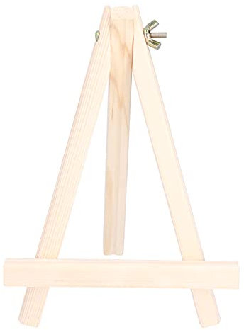 Mini Soporte para Trípode de Madera, Caballete de Pino, Exhibición Portátil Ligera, Regalos de Boda para Reuniones de Fiestas, Suministros para el Hogar