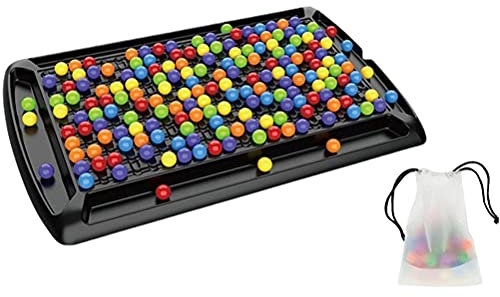 Ghzste Intellektuelles Schachbrett, Intellectual Chessboard Dual Duel, Rainbow Ball Elimination Brettspiel, Intellektuelles Schachbrett Doppelduell für Kinder (240 Bälle)