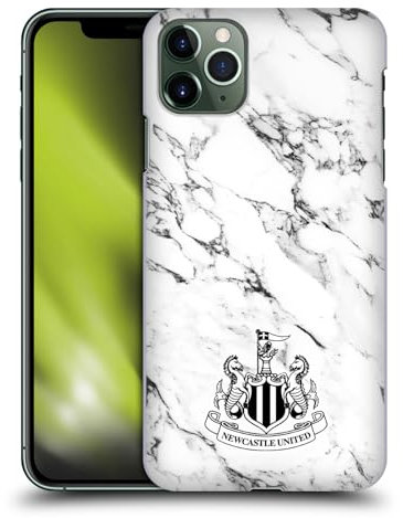 Head Case Designs Offizielle Newcastle United Football Club Weißer Marmor Wappen Harte Rueckseiten Handyhülle Hülle Huelle kompatibel mit Apple iPhone 11 Pro Max