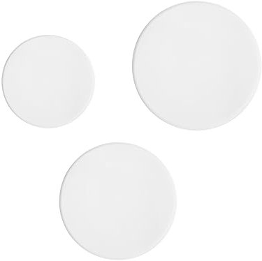 UKCOCO 3 STK Transparente Acrylplatte Mode-anzeigetafel Äußeren Türrahmen Aufkleber Boudoir-Requisiten Panel Planke Stütze Produkt Foto Hintergrund Pads Bretter Teller Weiß