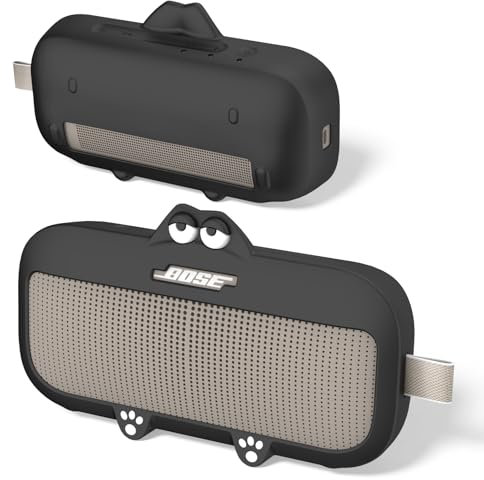 Étui de transport en silicone pour haut-parleur Bluetooth portable Bose SoundLink Flex (2 générations), résistant aux chocs, aux rayures, à la poussière, étui de protection pour haut-parleur Bluetooth