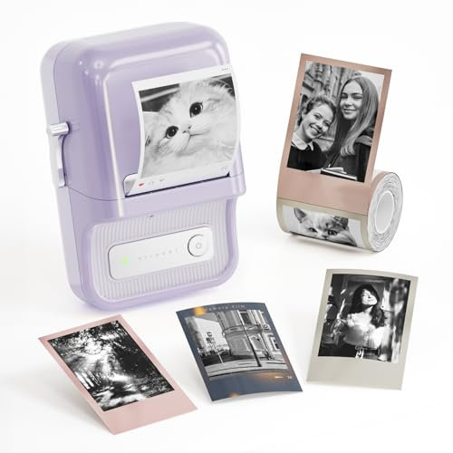NIIMBOT B21 Pro Label Maker Machine, 2 Inch Bluetooth Mini Thermal Printer Compatible with Android and iOS, Sticker Maker for Crafts, Printing Photos