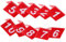 BESTYASH 10 Stück Acryl-tischnummern 1-25, Doppelseitig Nummerierte Tischaufsteller, Restaurant-nummernkarten, Hochzeitsnummernkarten, Schilder Für Partys